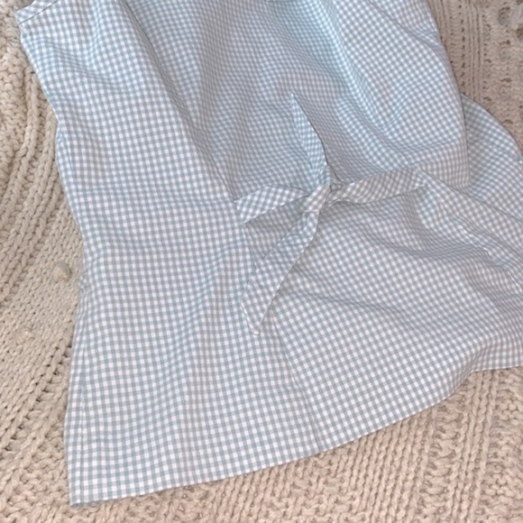 Vintage Lizsport button down gingham top with pockets size 6 - Picture 7 of 7